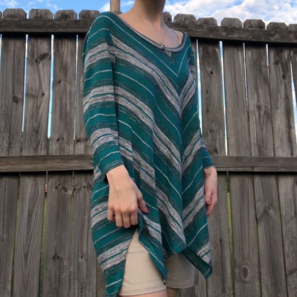 Stripped Relaxed Top
